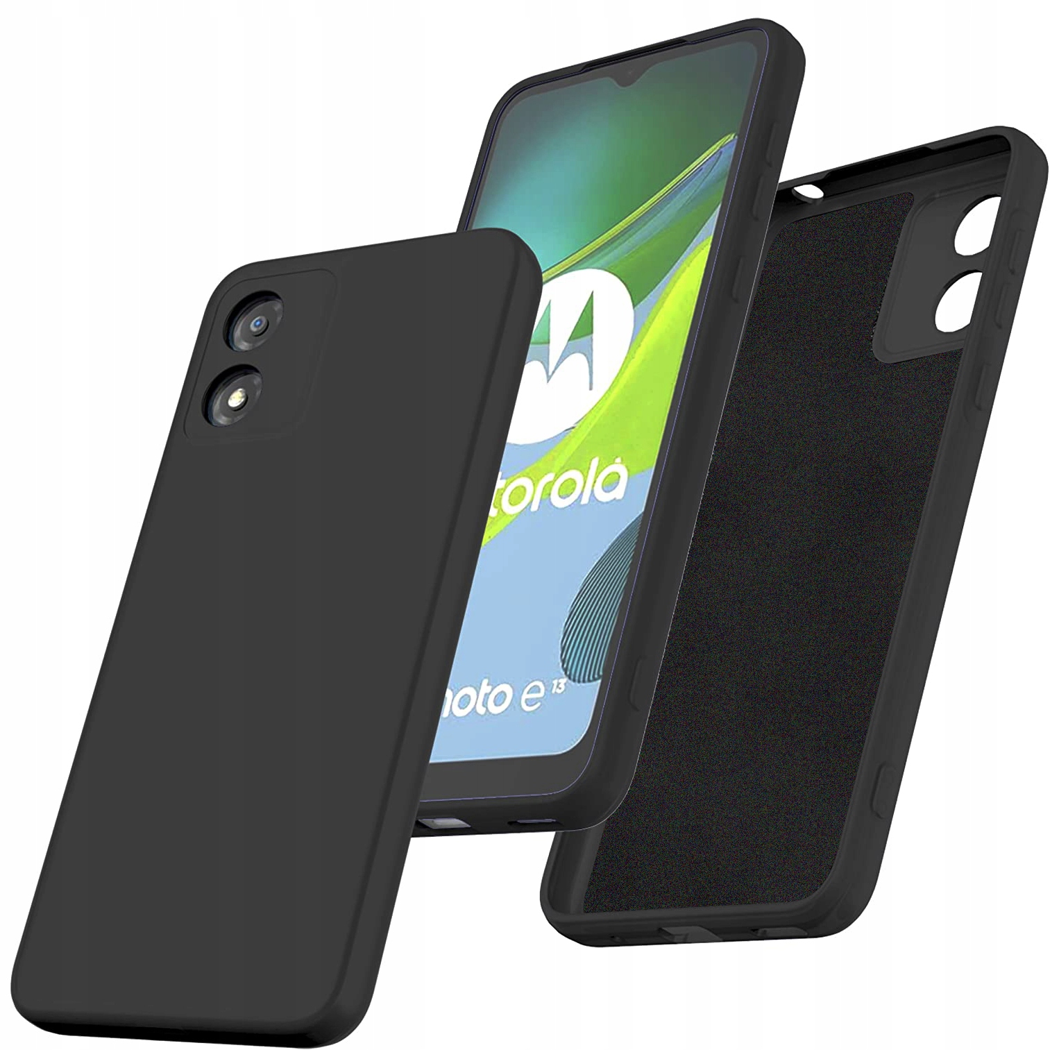 

Etui do Motorola Moto E13 Silicone Case Szkło