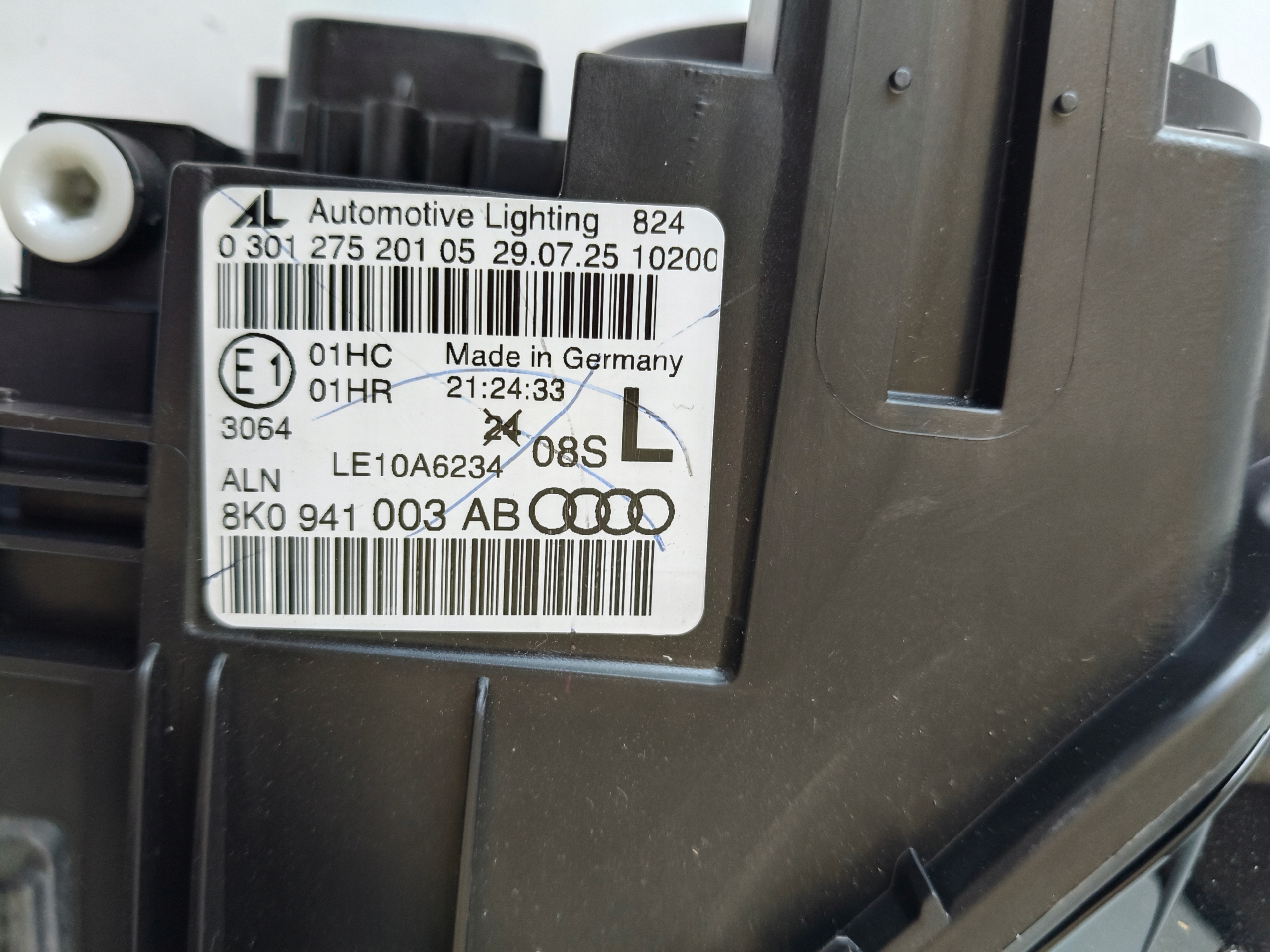 new light left REFLEKTOR AUDI A4 B8 8K 8K0 11-15 LIFT