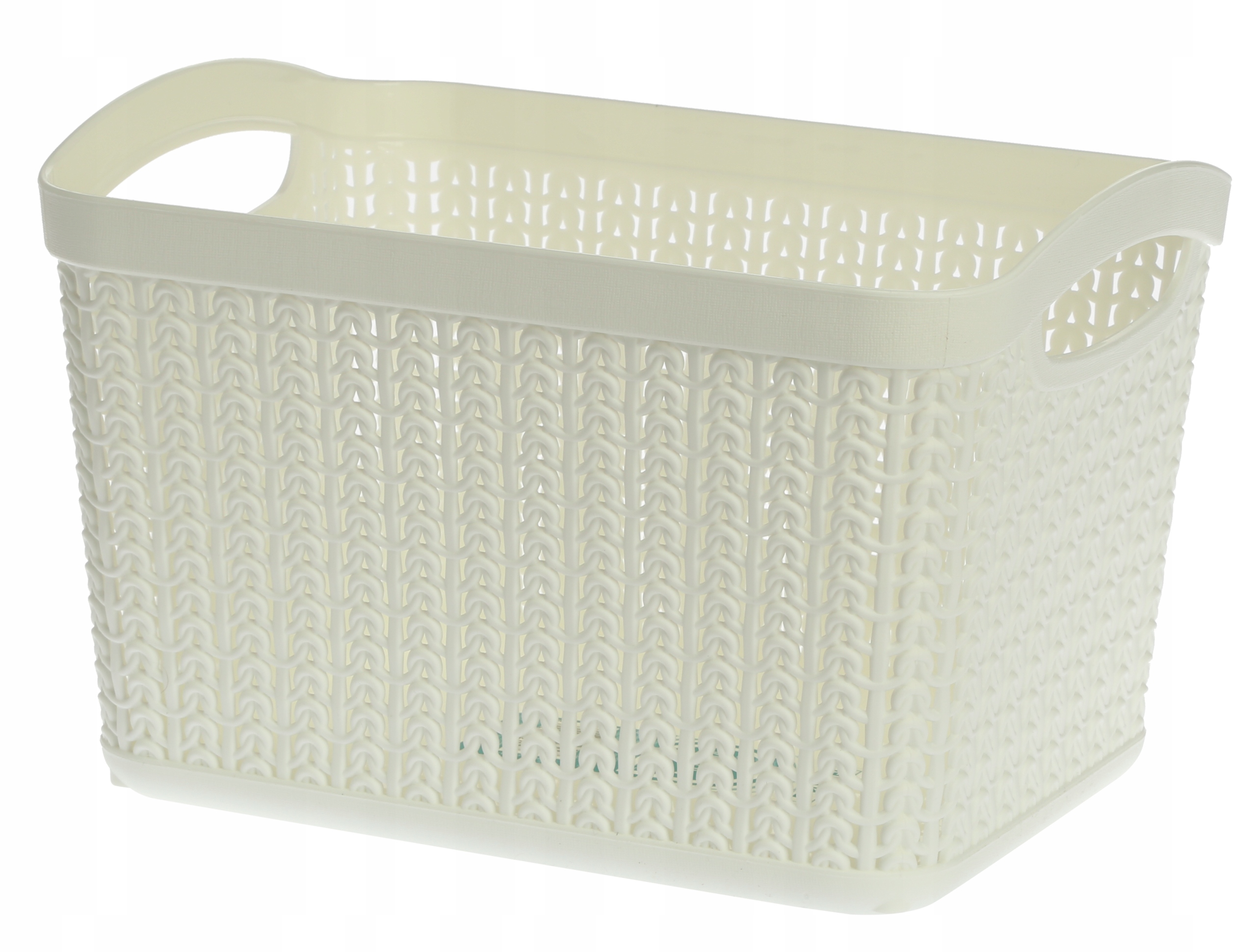 KOSZYK KOSZ WILLOW 6,6L PROSTOKĄTNY BIAŁY