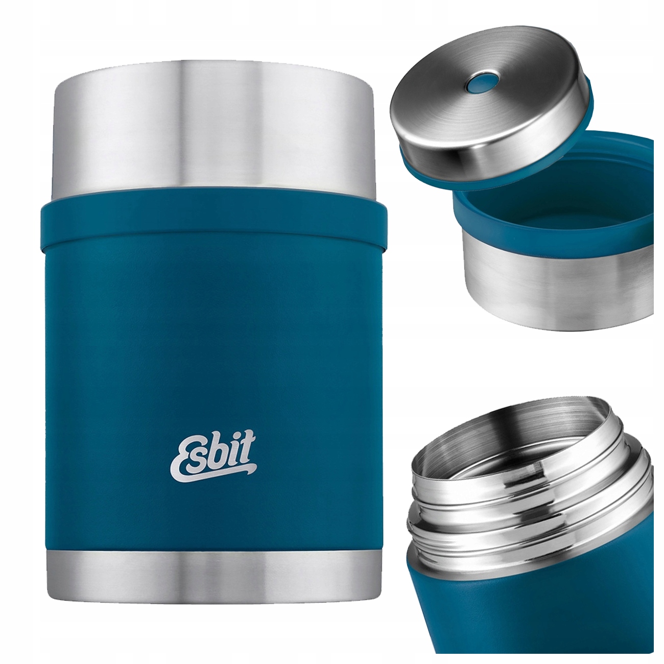 Termos obiadowy Esbit na żywność jedzenie Food Jug 0,75L Sculptor niebieski