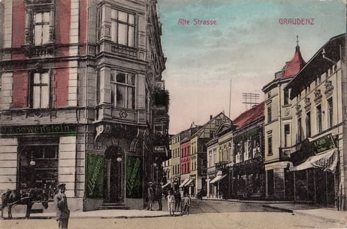 

Grudziądz Alte Strasse Reprodukcja 96