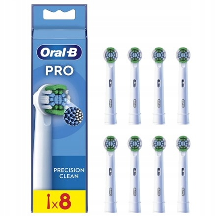 Końcówki do szczoteczki elektrycznej Oral-B Precision Clean 8 sztuk