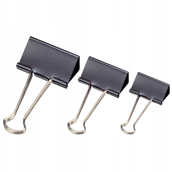 KLIPSY BIUROWE DO PAPIERU KLIPY 19 MM 12 SZT.