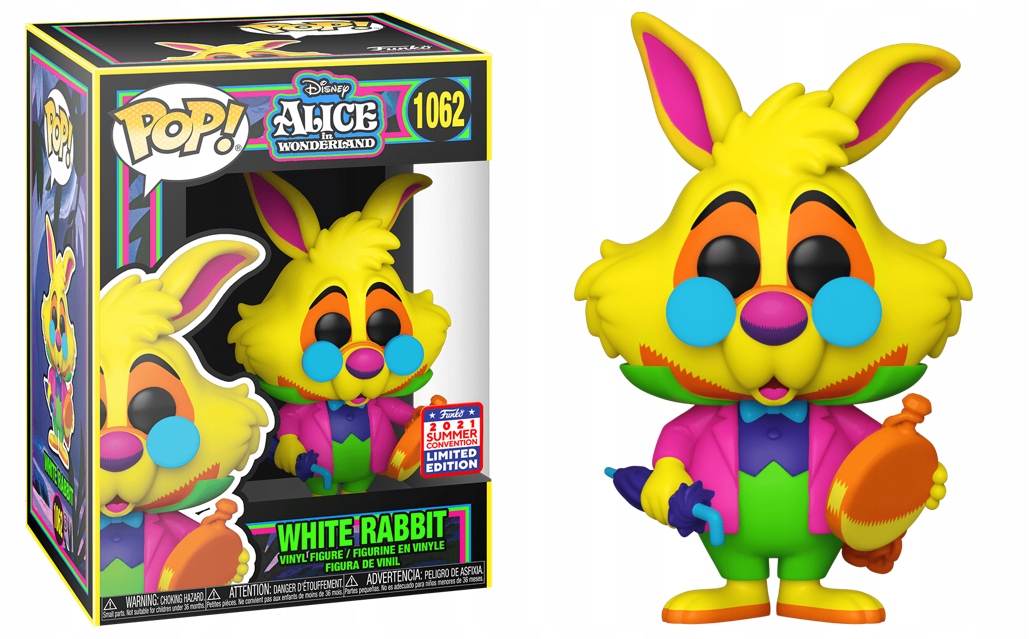 Funko Pop! Bílý králík Blacklight Disney