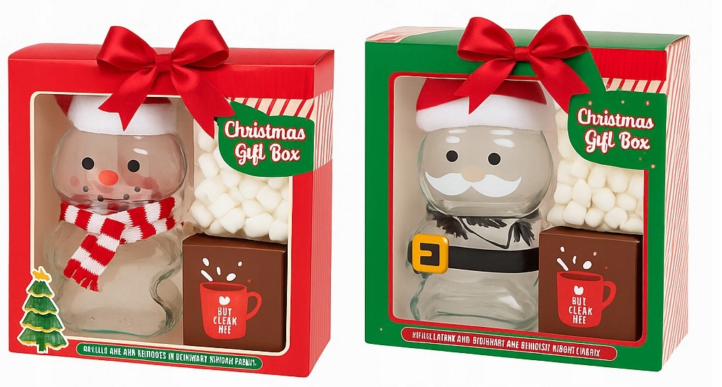 Levně Vánoční Sada Na Přípravu Horké Čokolády S Marshmallows