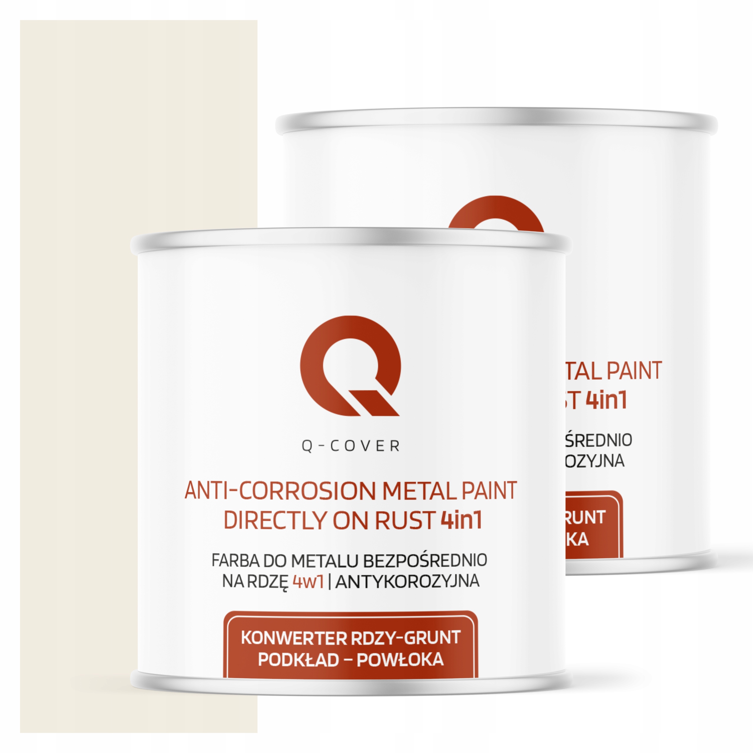 Farba Priamo Na Hrdzu Kov Aluminium Oceľ 2,5L 4v1 Satén Biely Alpský