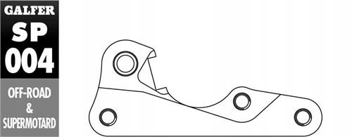 Galfer Adaptér Brzdového Kotúča 270 MM Yamaha Wr/yz 125 `01-07 Yzf 250/426/