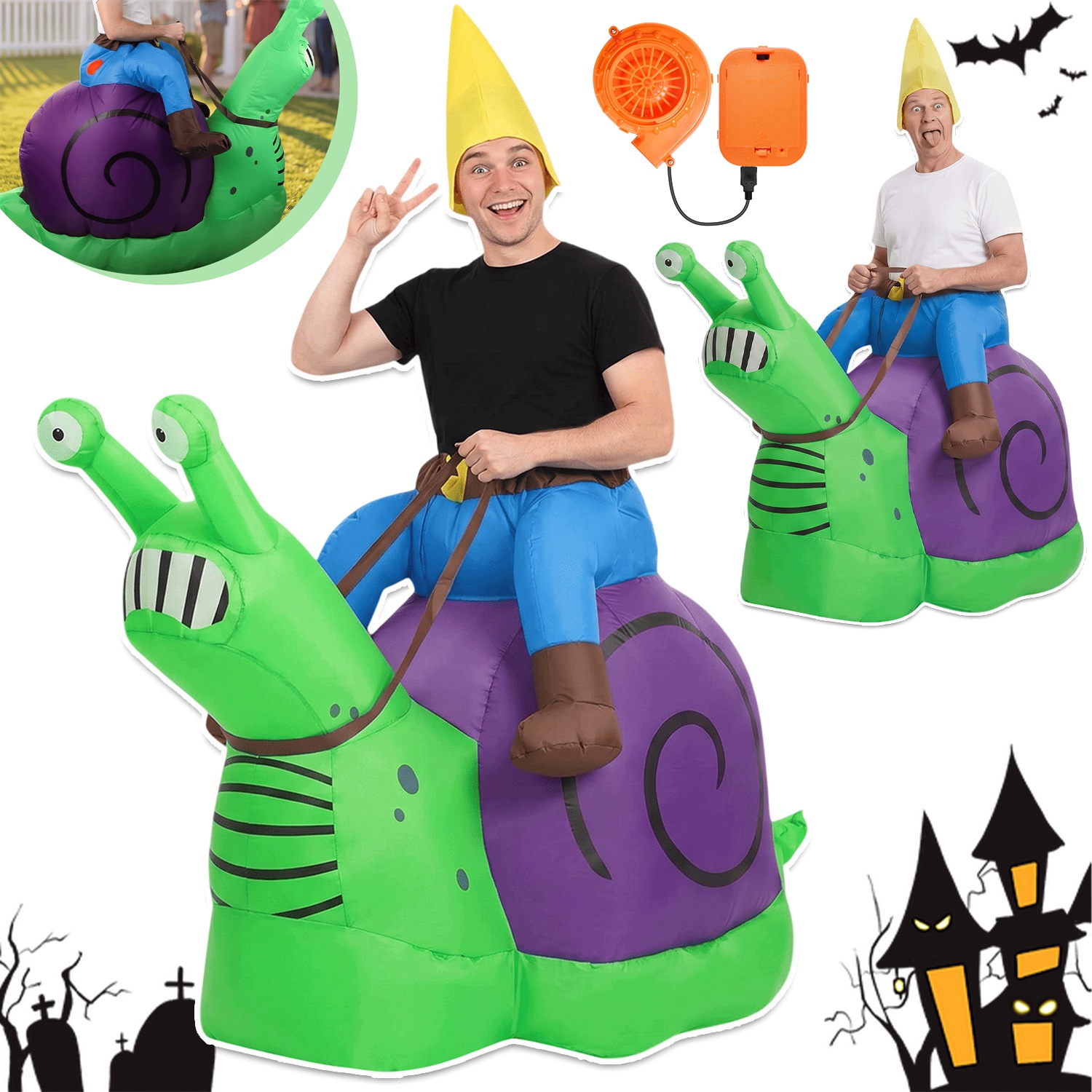 Kostým Hlemýžď – Převlek Na Halloween Cosplay 150-190 CM