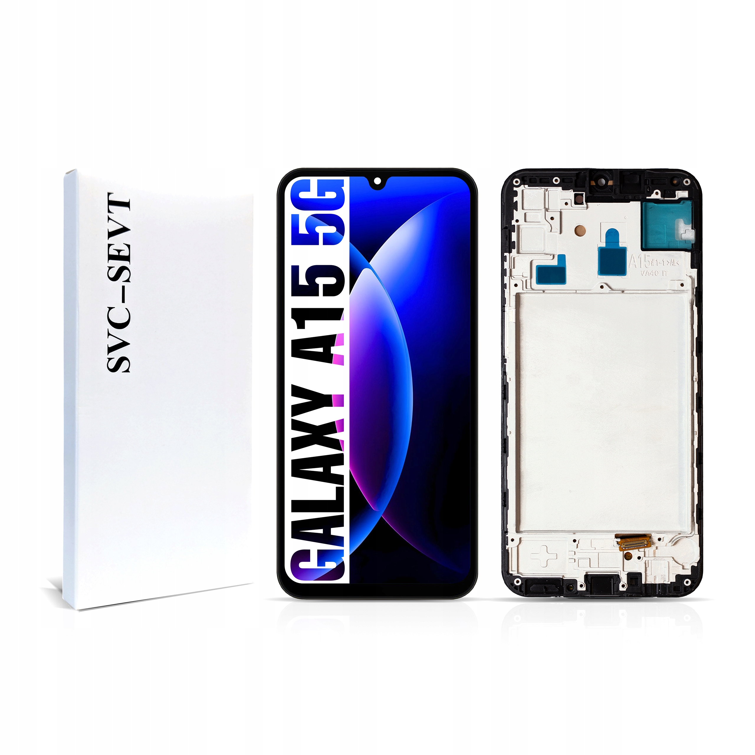 Displej s rámečkem pro Samsung A15 5G Originál Zila Display Panel LCD