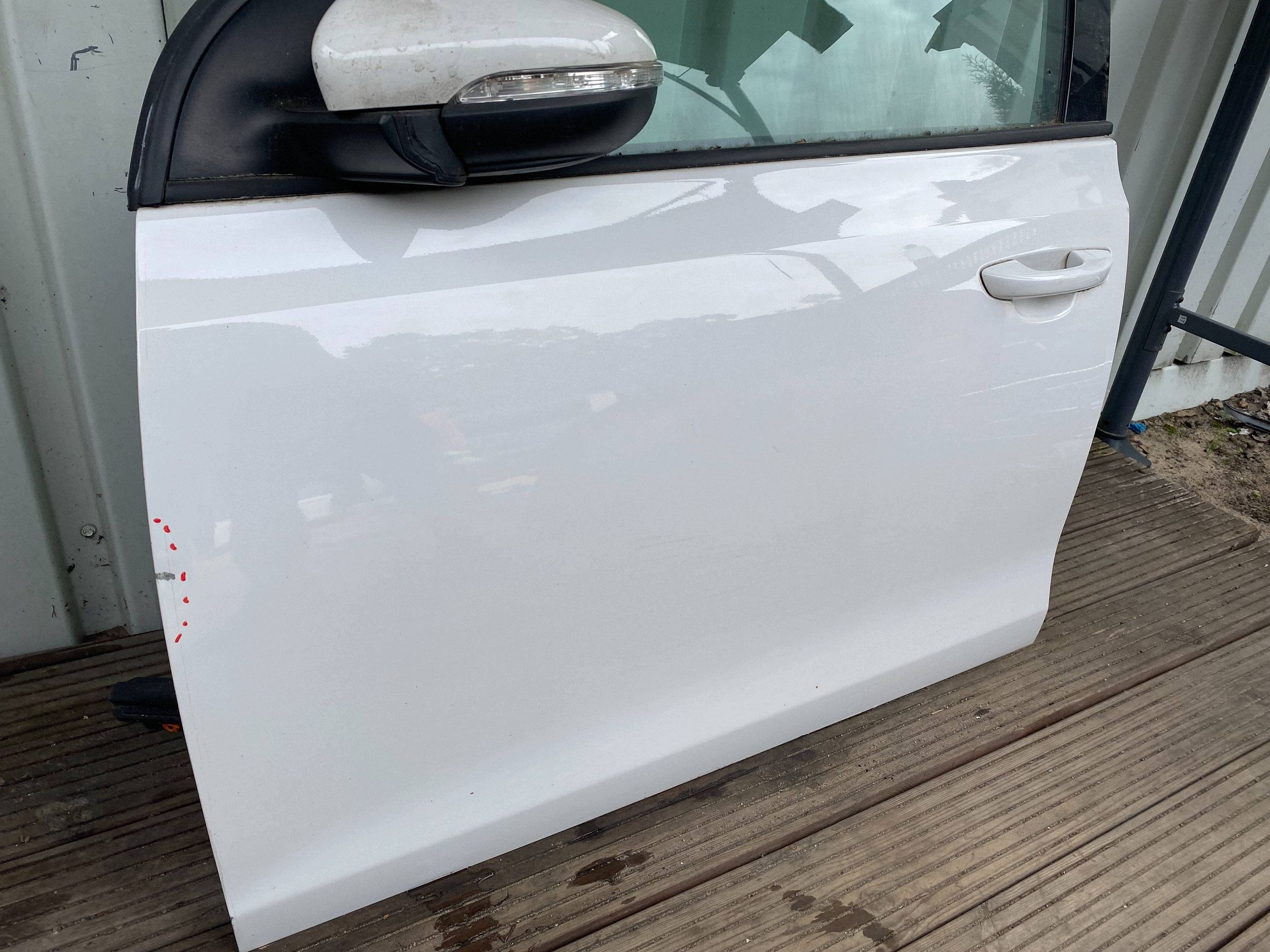 VW GOLF VI HB 5D complete door left front front LB9A white