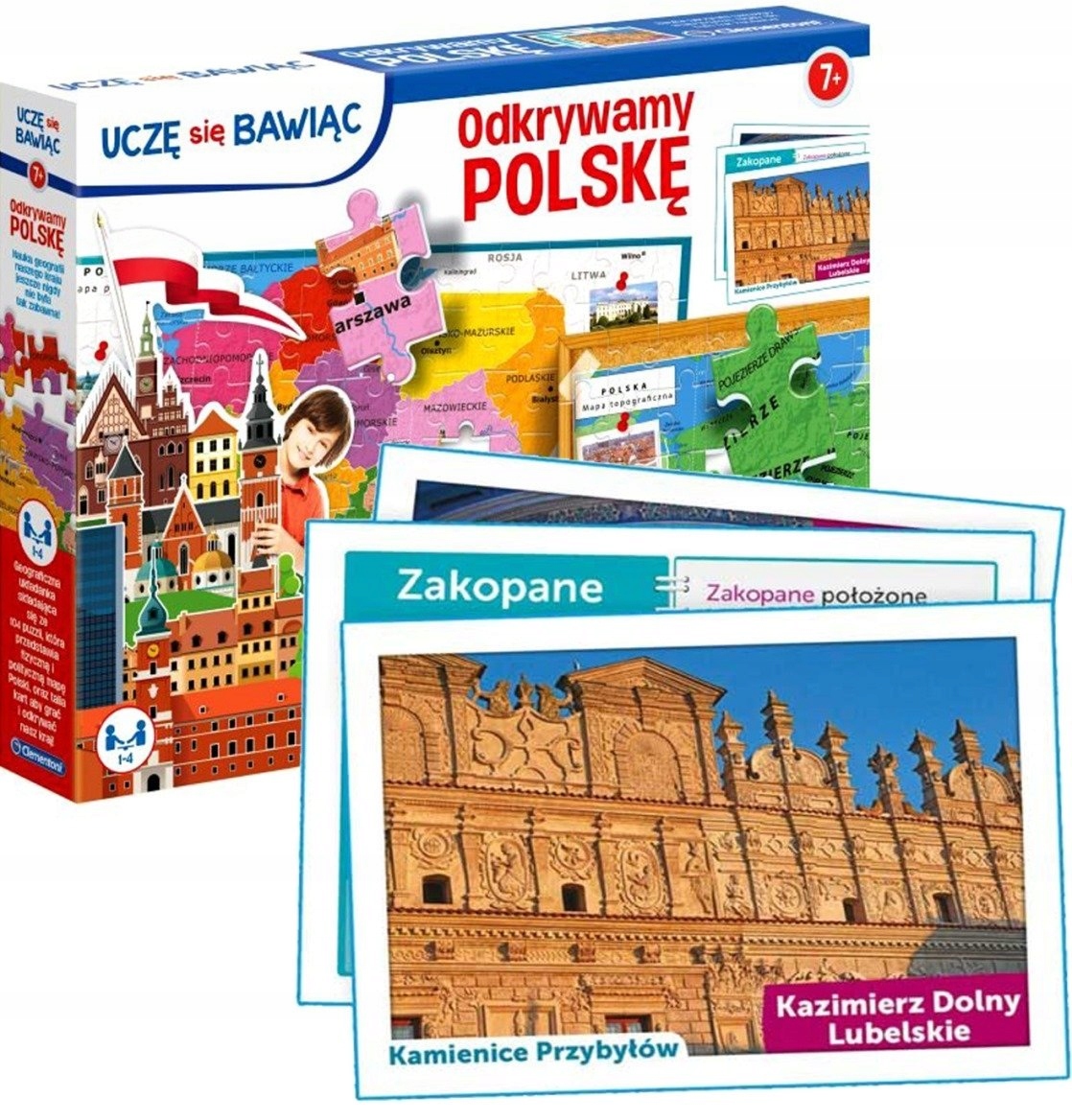 

Odkrywamy Polskę Zabawa i Nauka Clementoni 19741