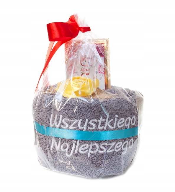 

Zestaw prezentowy na urodziny Ręcznik czekolada