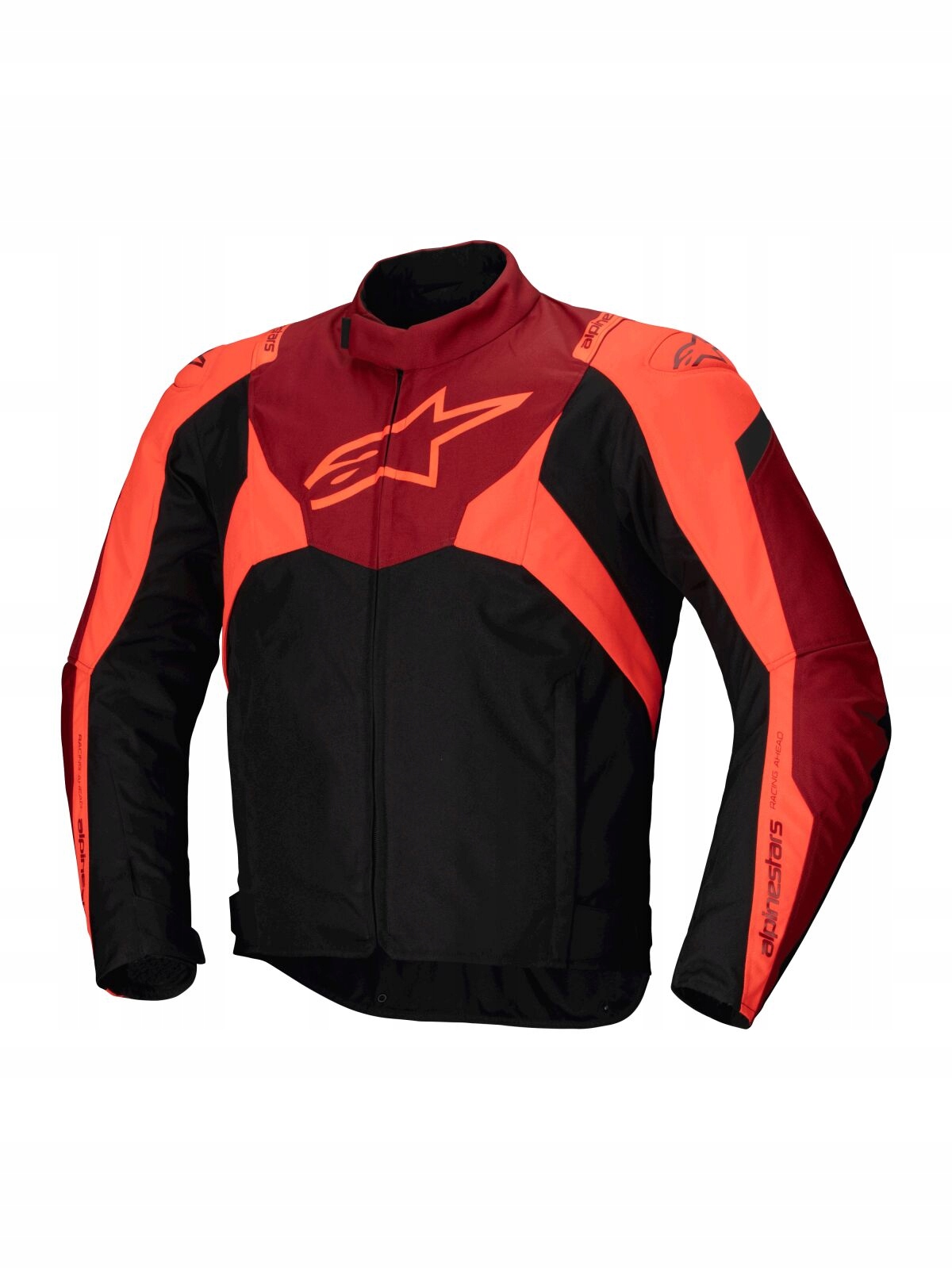 Motocyklová Bunda Alpinestars T-jaws V4 Wp Black/red Fluo 2XL