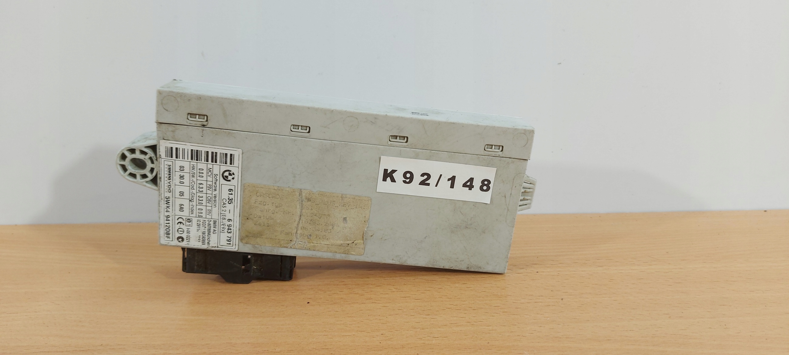 61356943791 - BMW 5 E60 E61 модуль драйвер компьютер CAS ORG
