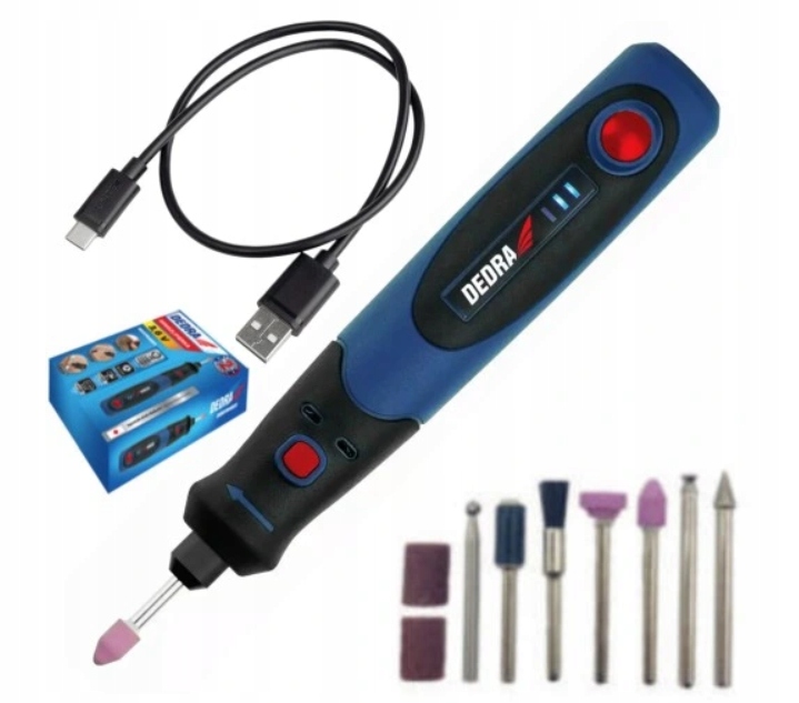 DEDRA DED7940Z1 MINISZLIFIERKA BEZPRZEWODOWA 3,6V EAN (GTIN) 5902628794420