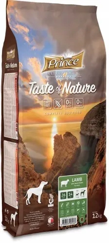 Levně Taste of Nature krmivo pro psy z jehněčího masa 12 kg bez obilovin