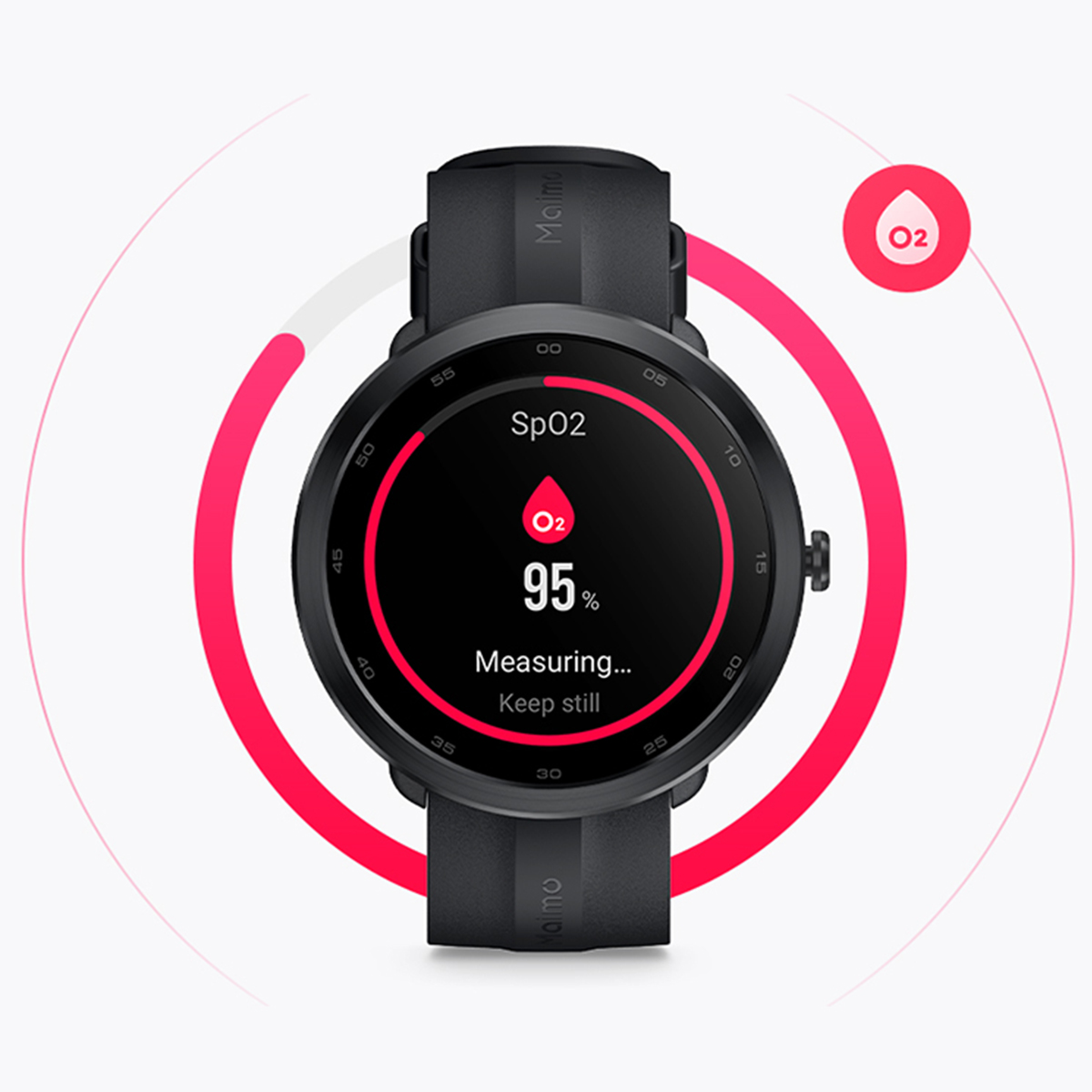 70mai Maimo Watch R SMARTWATCH ZEGAREK 5ATM+ PASEK Kolor czarny