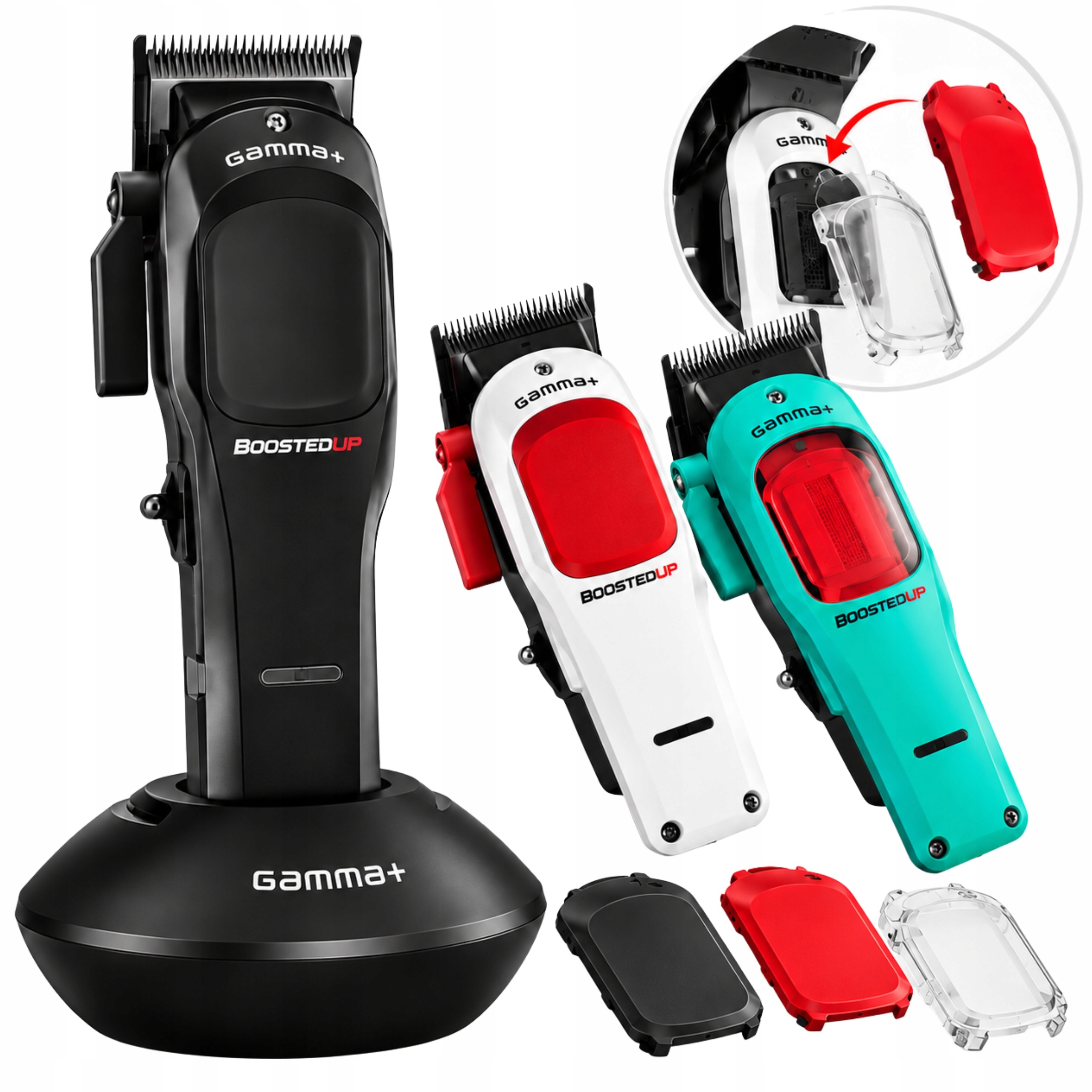 Maszynka do włosów Fryzjerska Bezprzewodowa Barberska Gamma Boosted Up