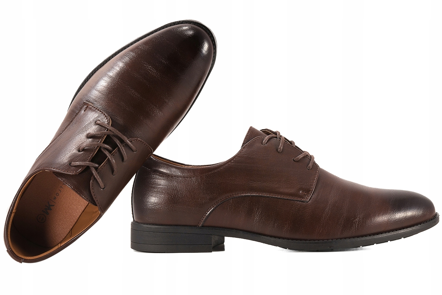 Wojtyłko 9W25366V Pánské Příležitostné Návštěvní Polobotky 43 Hnědá