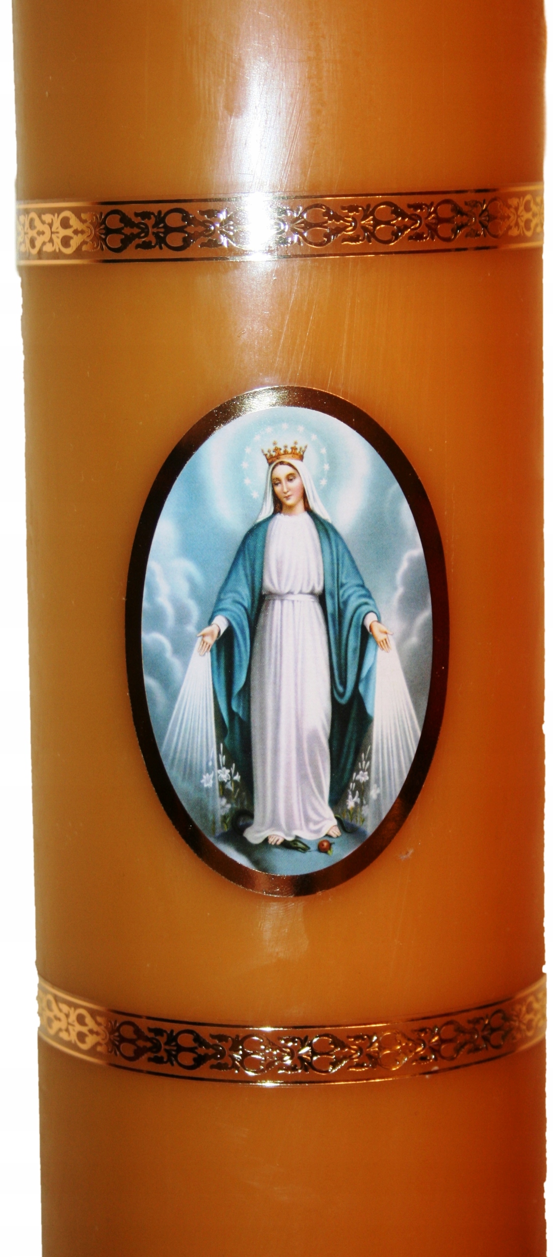 

32cm Gruba świeca gromnica woskowa 3 dni ciemności