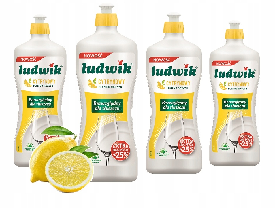 

Ludwik Płyn do mycia naczyń cytrynowy 900ml