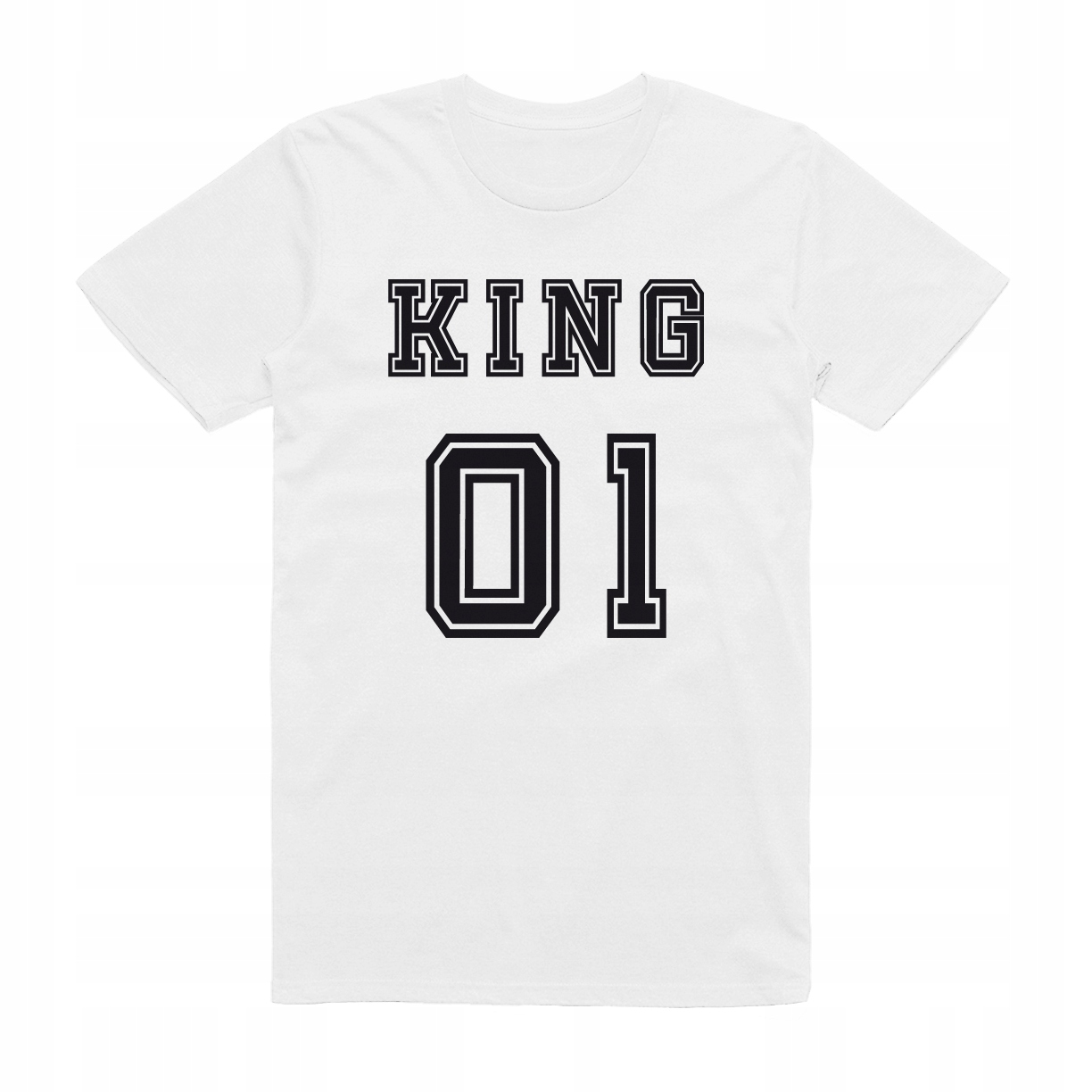 

L - Koszulka T-shirt King Queen Dla Par Prezent