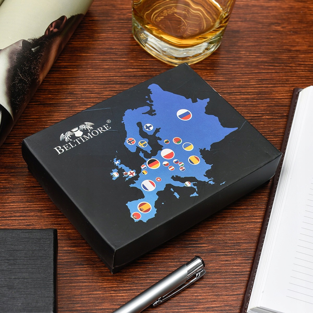 Męski portfel skórzany klasyczny Beltimore Orientacja brak informacji