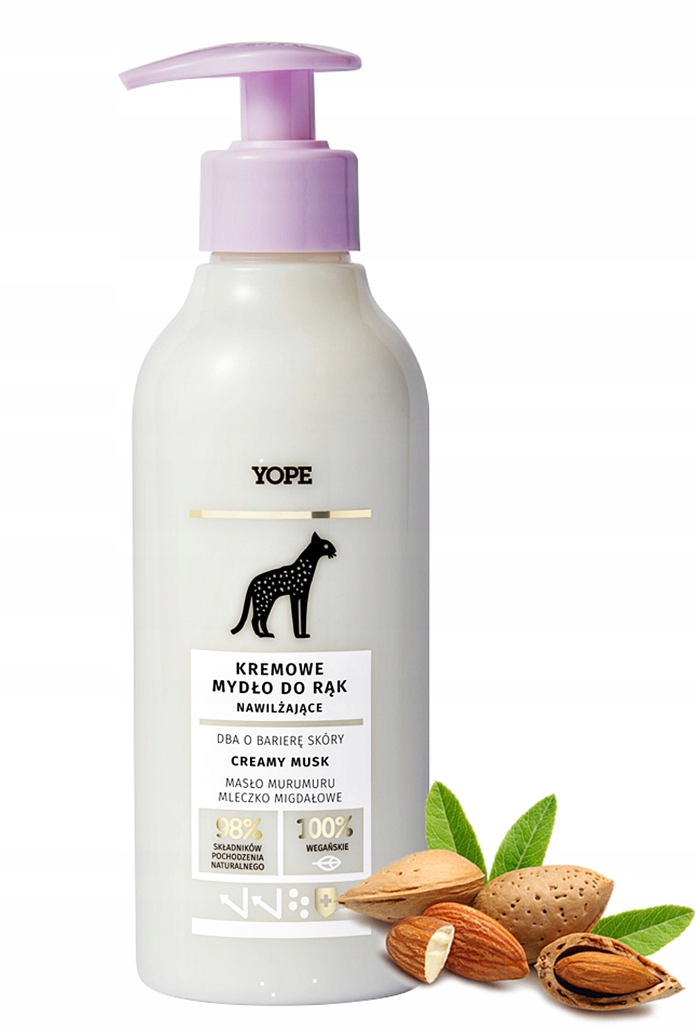 YOPE MYDŁO KREMOWE W PŁYNIE NAWILŻAJĄCE CREAMY MUSK 300ml