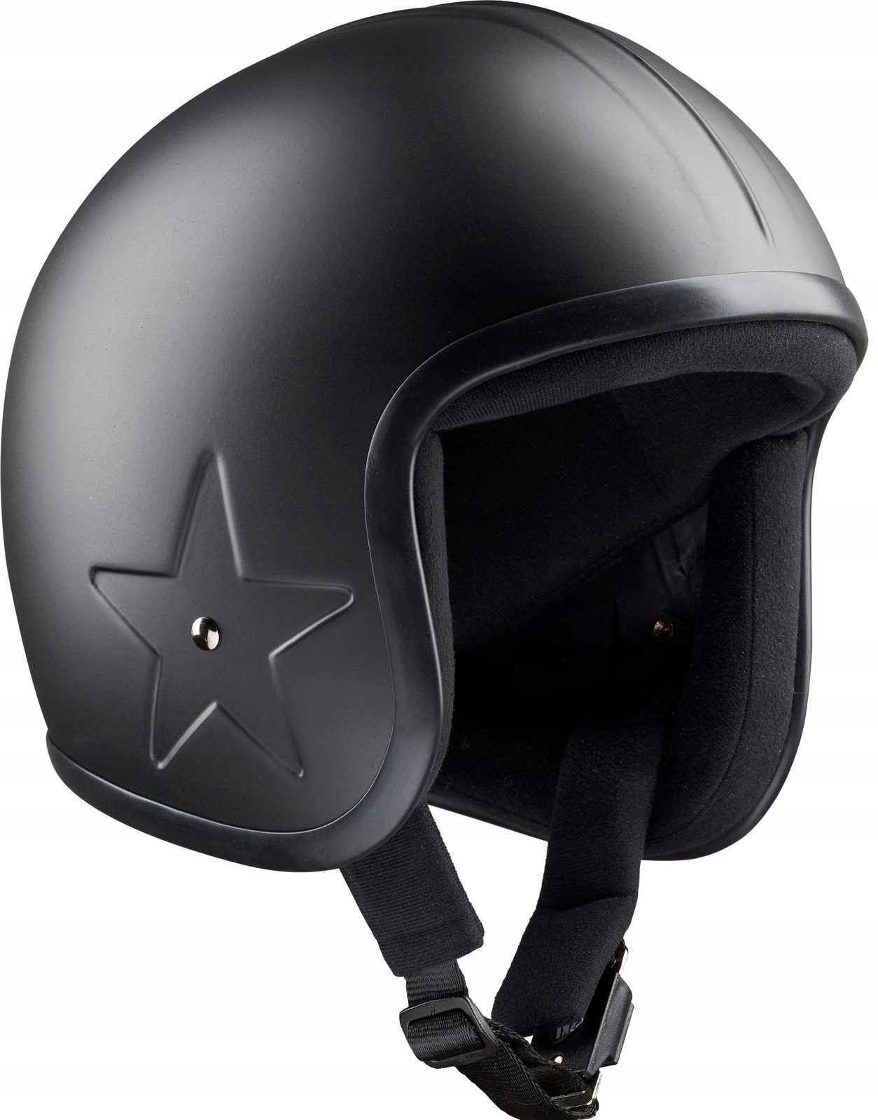 Otvorená Prilba Bandit Sky III Dull Black Jet ľahká Dot Premium 850 g