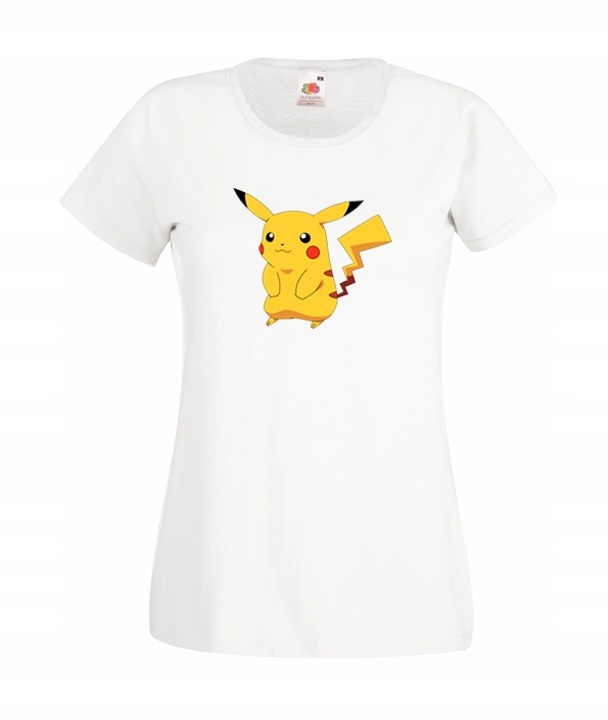 

L Koszulka Damska Pokemony Pikachu Pika Wzory