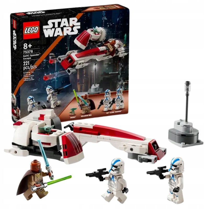 Lego Star Wars Útěk Na Vrtulníku Barc Star Wars Sada Stavebnice