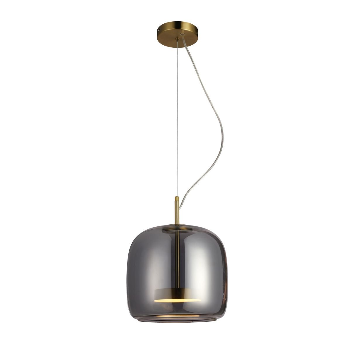 Závěsná Led lampa 10W Caste PND-17760A-BRSS-SG Italux