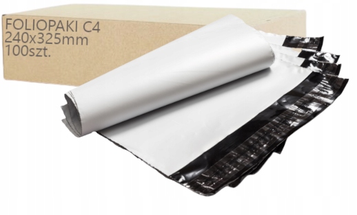 

Foliopaki foliopak kurierskie, C4 240x325 100sz