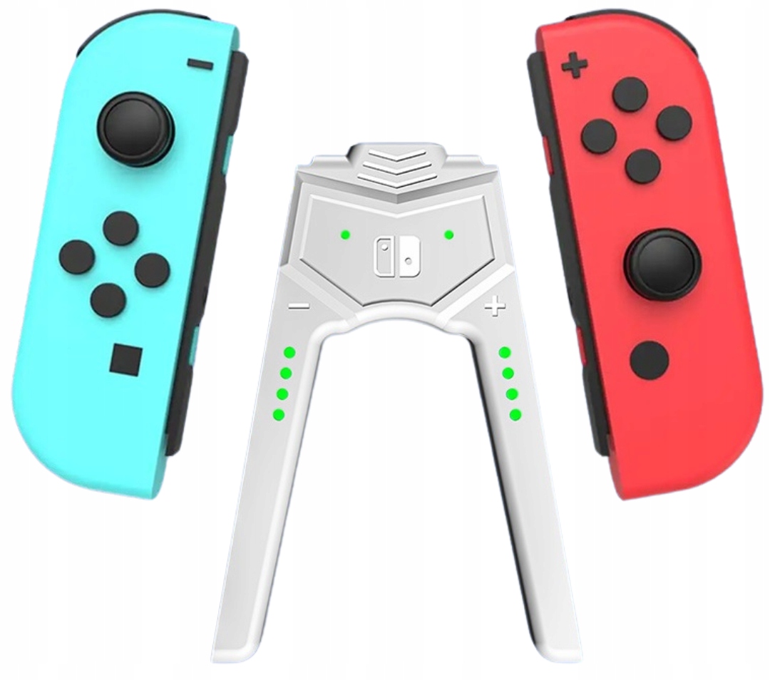 UCHWYT GRIP ŁADUJĄCY DO NINTENDO SWITCH OLED ŁADOWARKA JOY-CON PAD