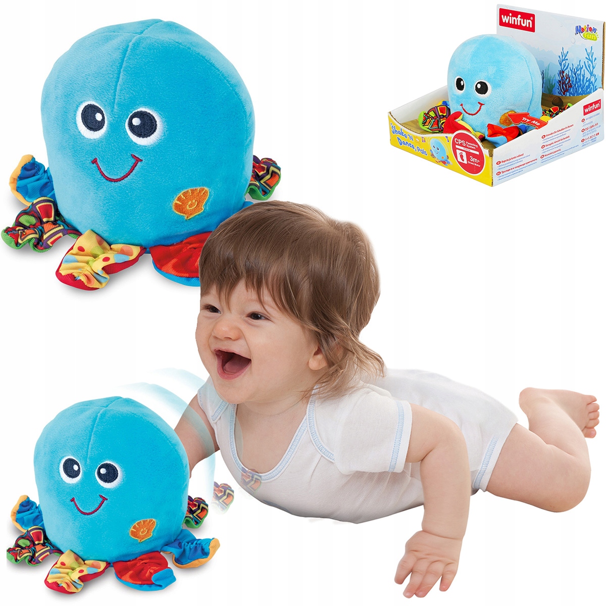 

Smily Play Ośmiornica do raczkowania melodie