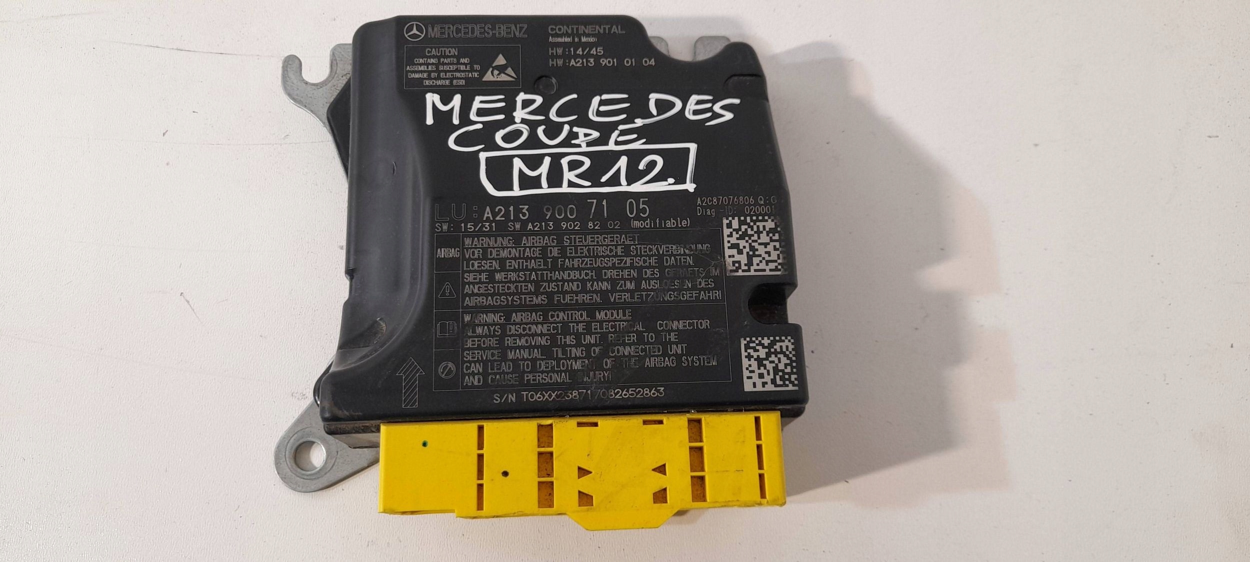 Mercedes-Benz E W238 control unit airbag A2139010104 (MR12)