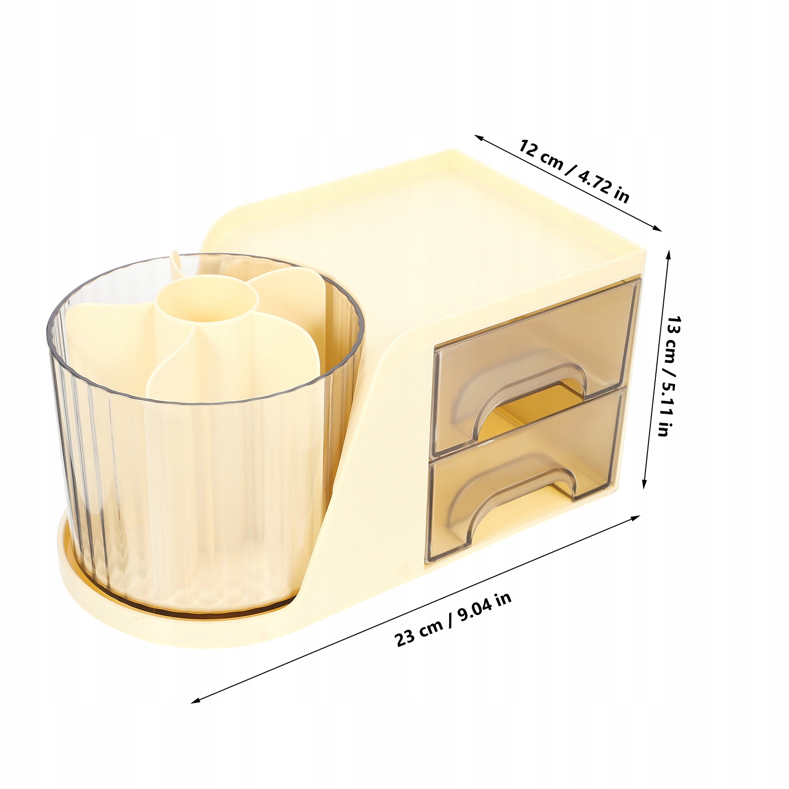 ORGANIZER NA BIURKO ORGANIZER NA PĘDZLE DO MAKIJAŻU PRZECHOWYWANIE NA DŁUGOPISY Typ inny