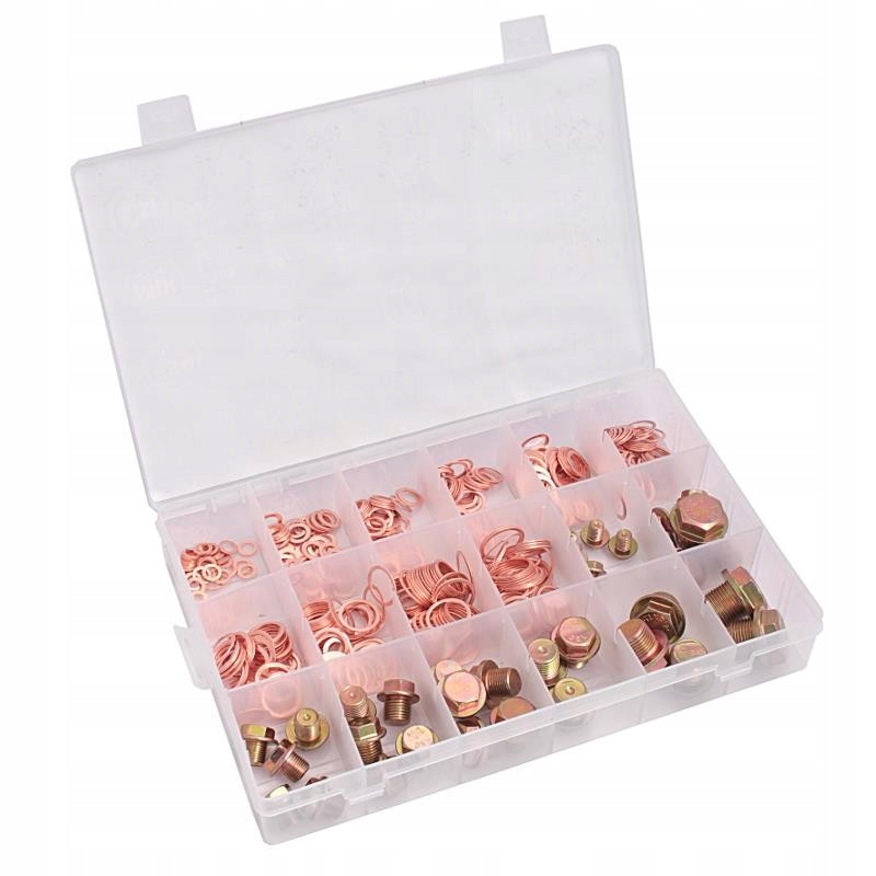 Podkladki i korki spustowe 534 elementow BOXX