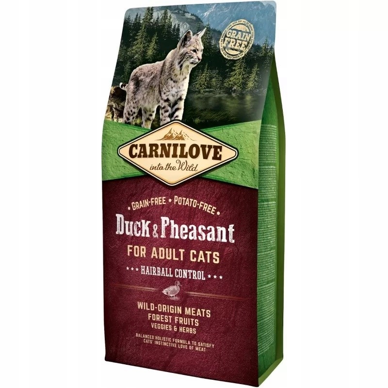 Levně Carnilove Cat Duck&pheasant Hairball Control 6 kg