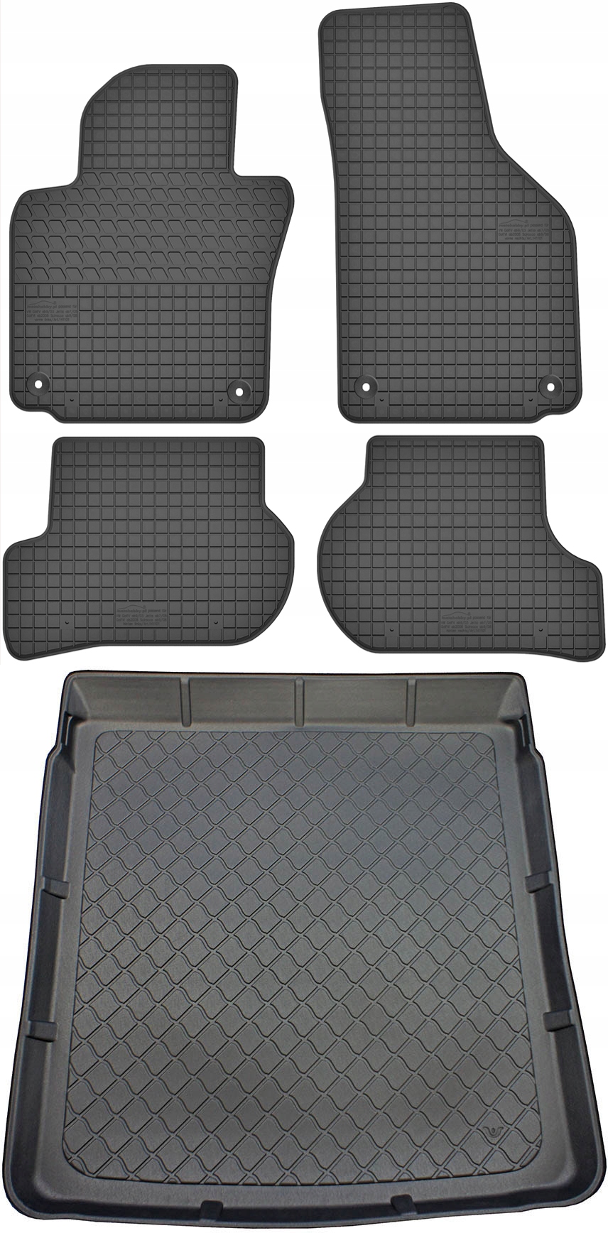 Vw Passat CC Liftback 2008-2012 Koberce s rohožou