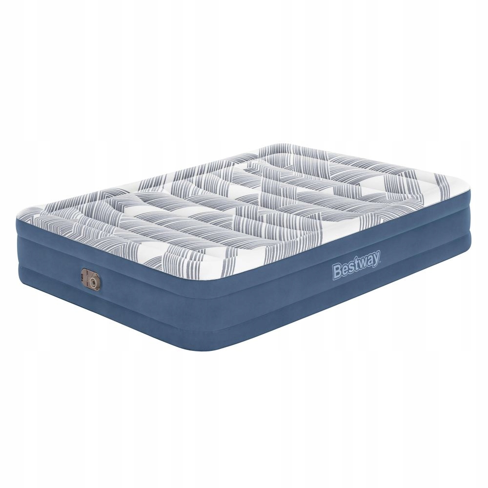 Materac Dmuchany Dwuosobowy 152x203x36 Bestway 6712Y z Pompką Wbudowaną