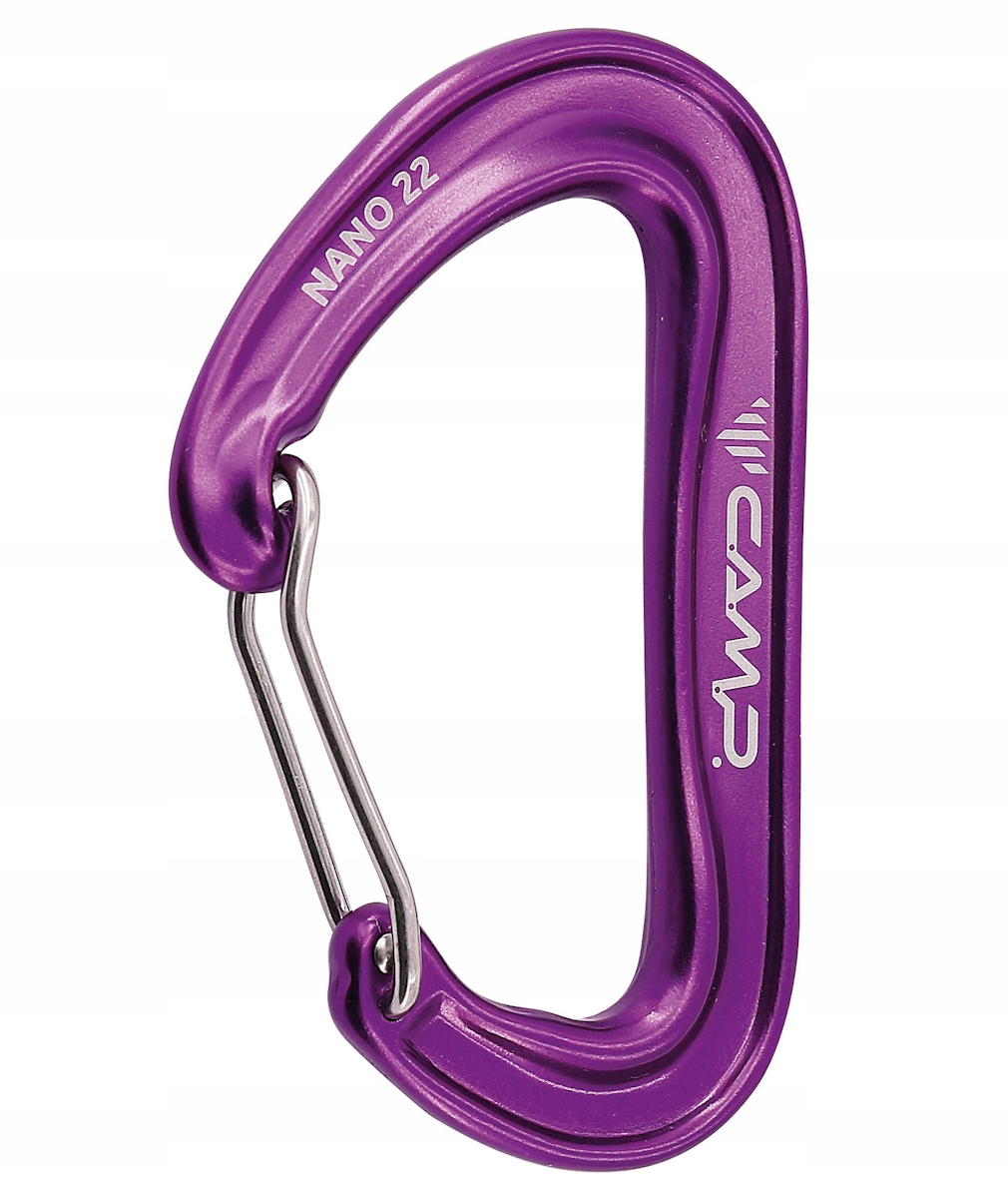 Nano 22 karabinek kolor purple