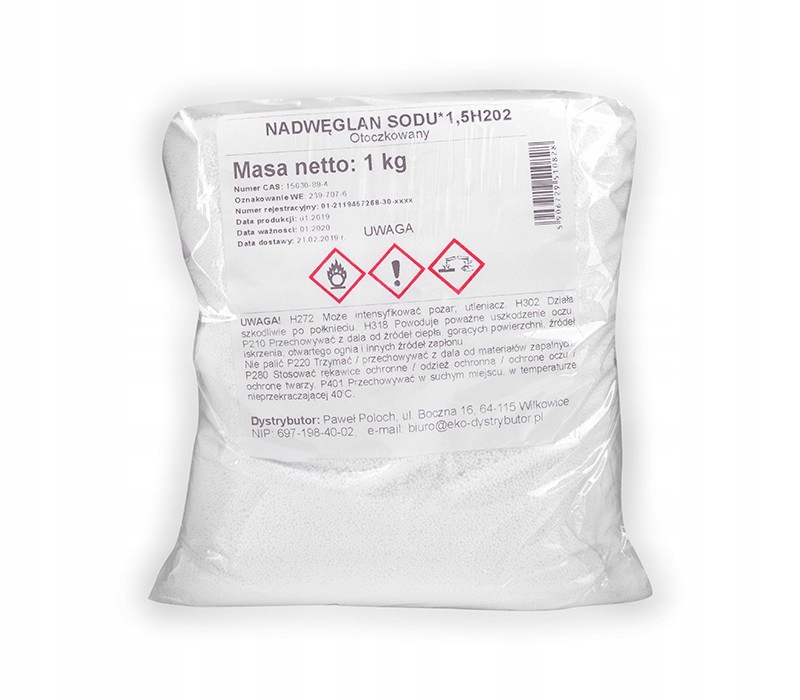 

Nadwęglan SODU*1,5H202 1 Kg Do Proszku Do Prania