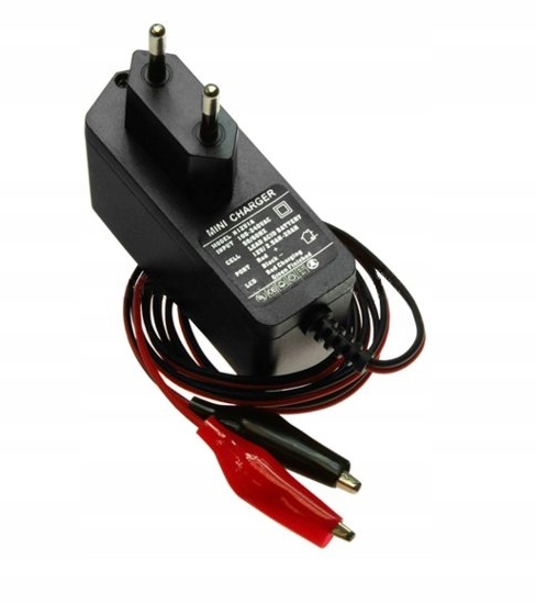 

Ładowarka Prostownik 12V 1A Akumulator Żelowy Agm