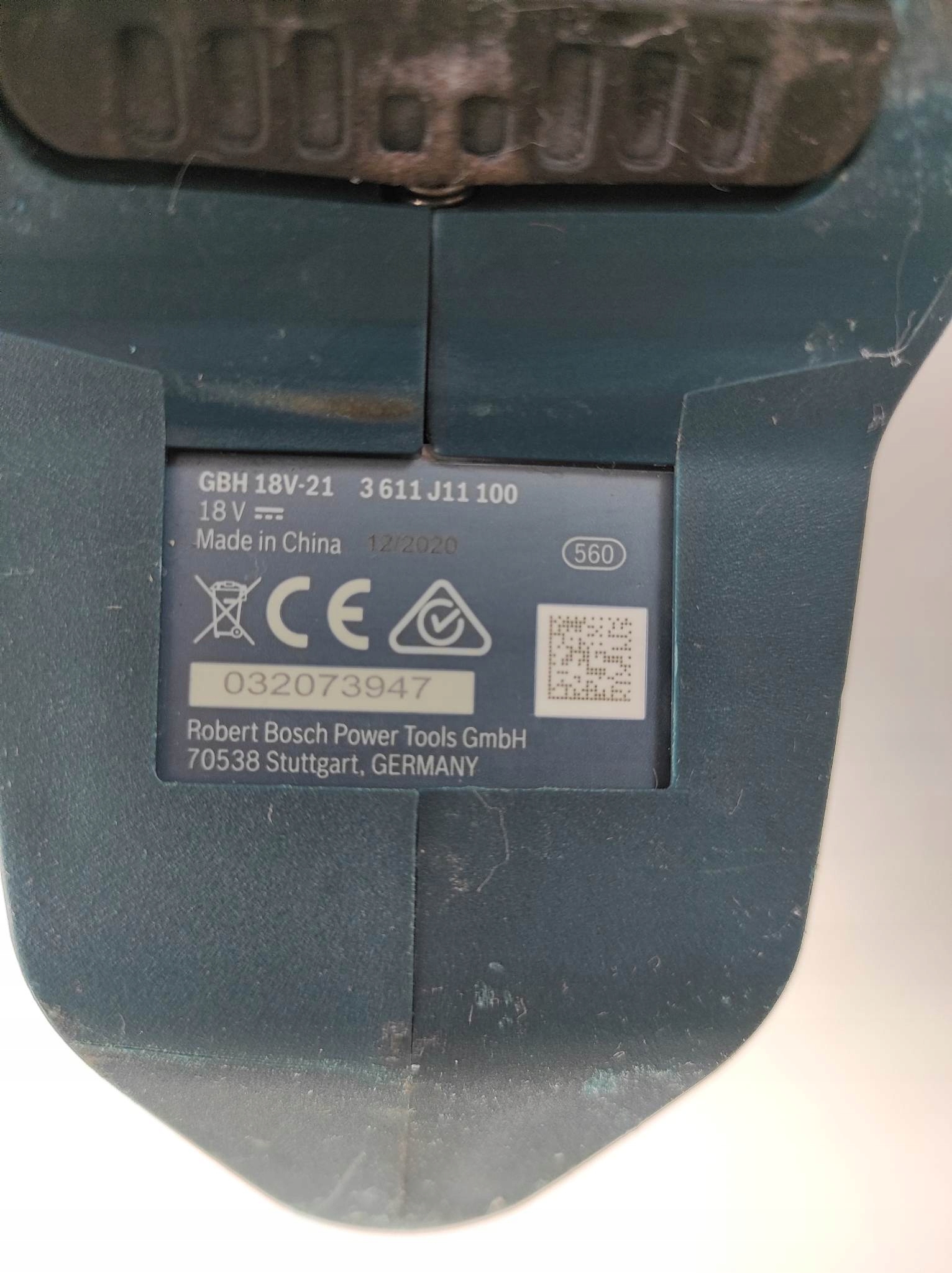 Młotowiertarka Bosch GBH 18V-21 SDS Plus 1 W L10B Maksymalna moc 850 W