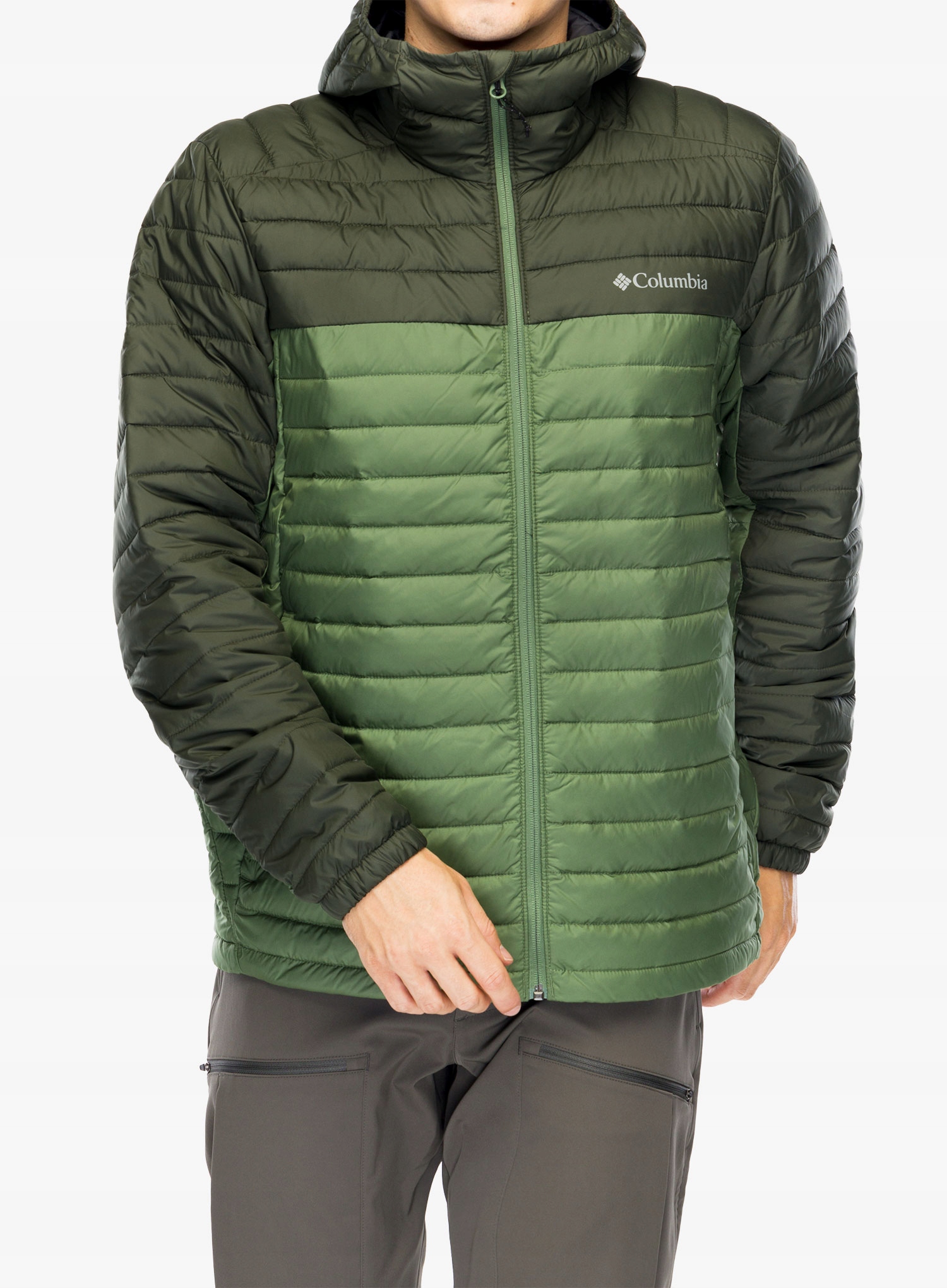 Bunda s kapucí Columbia Silver Falls II canteen/green S