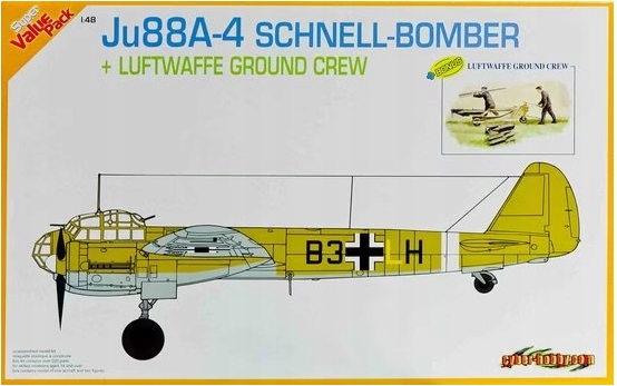 Ju88A-4 Schnell-Bomber Luftwaffe Ground Crew Cyber Hobby 5565 měřítko 1/48