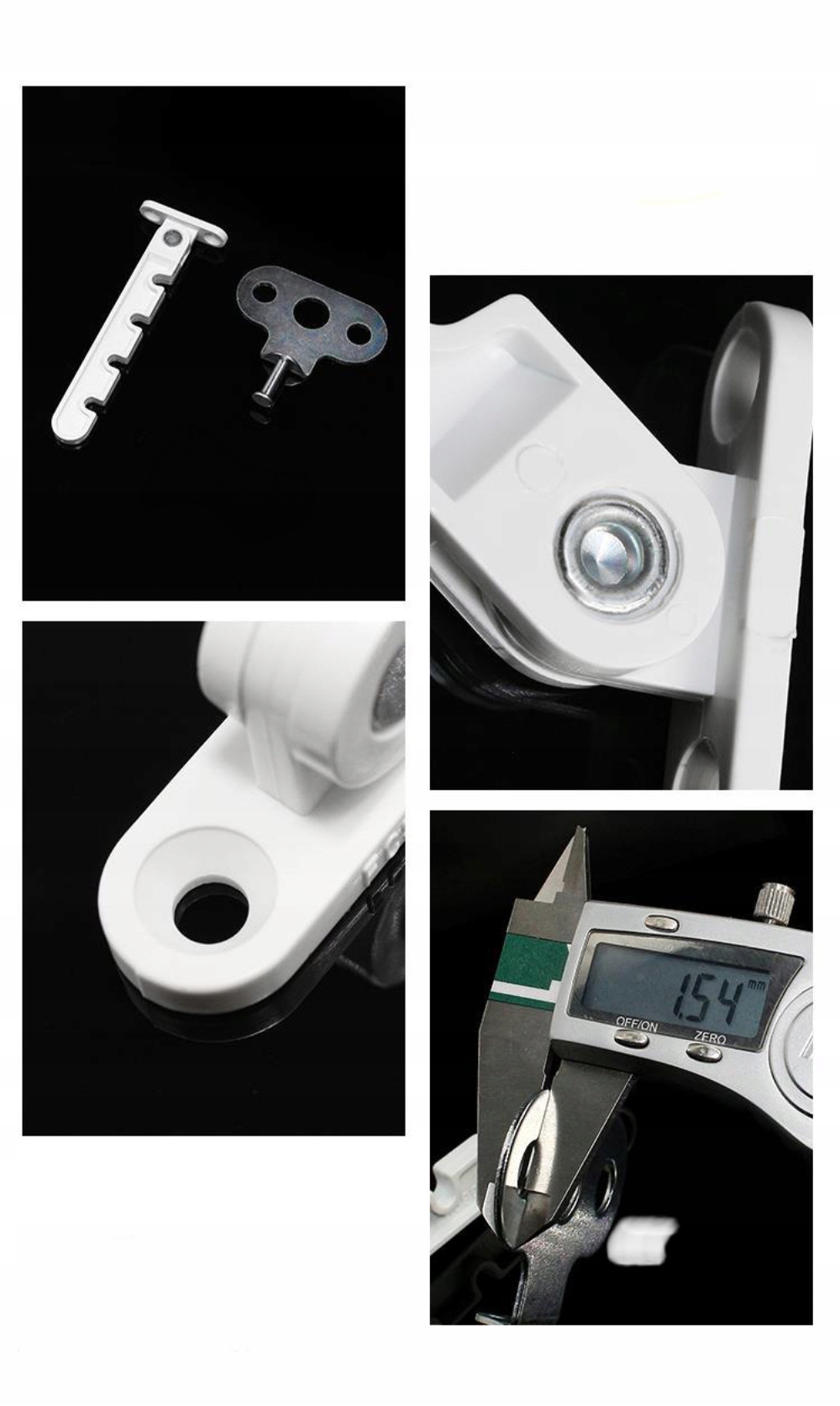 OGRANICZNIK do okien REGULATOR okienny Blokada Zabezpieczenie grzebień EAN (GTIN) 5903857924268