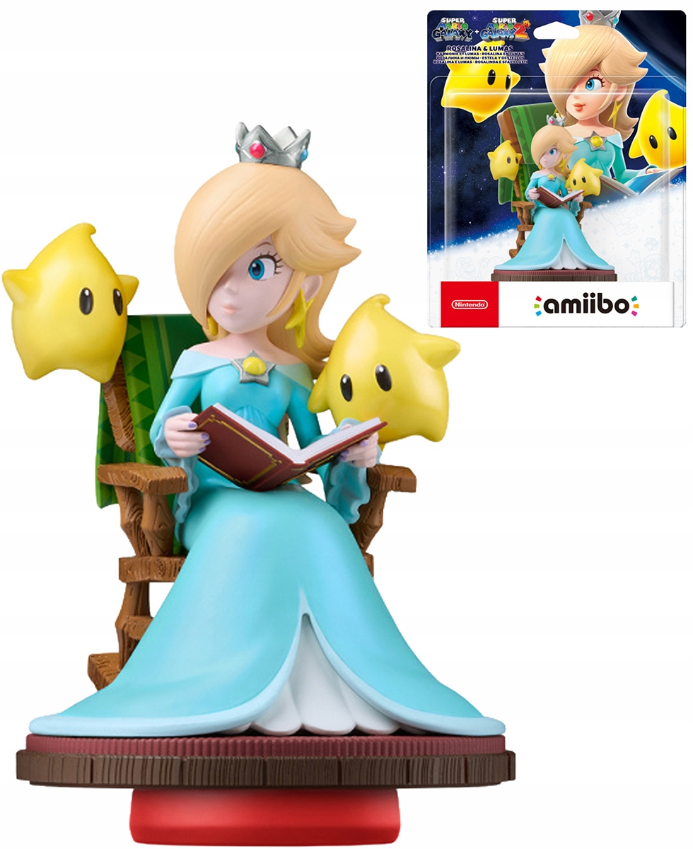 Figurka Mario Galaxy 1+2 Amiibo Rosalina & Lumas Nintendo Switch 1/2
