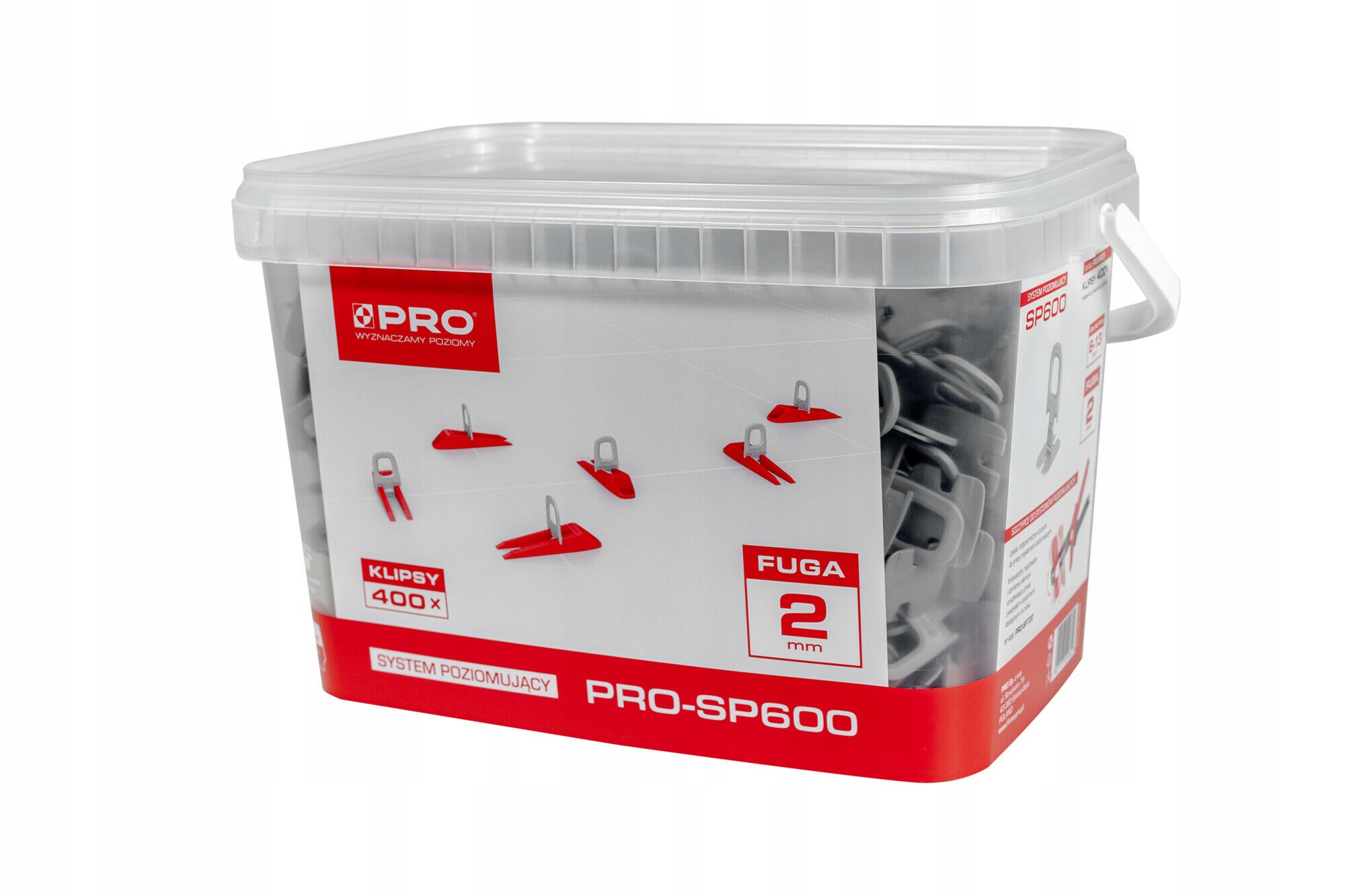 

Pro Szybki System Poziomowania Płytek 800KLIPS 2mm